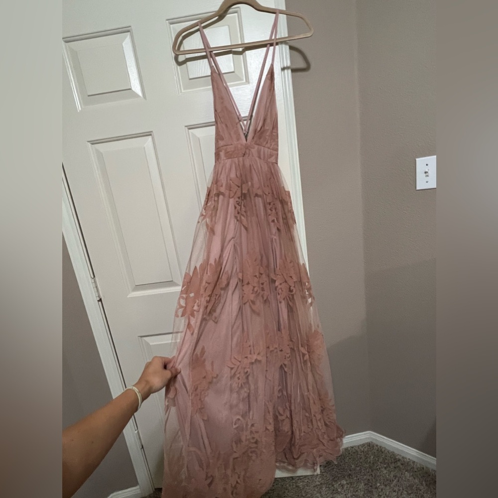 Showpo Dusty Rose Maxi Dress